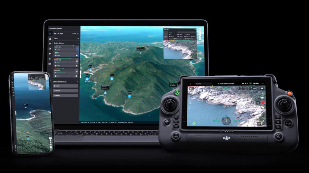 DJI FlightHub2でドローンの遠隔画面共有