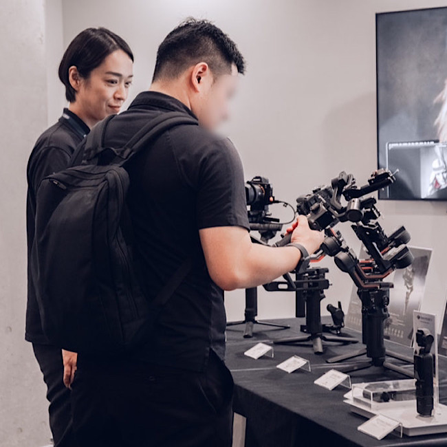 VIDEOGRAPHERS TOKYO（VGT）2024とセキドがコラボ出展！DJI RS4