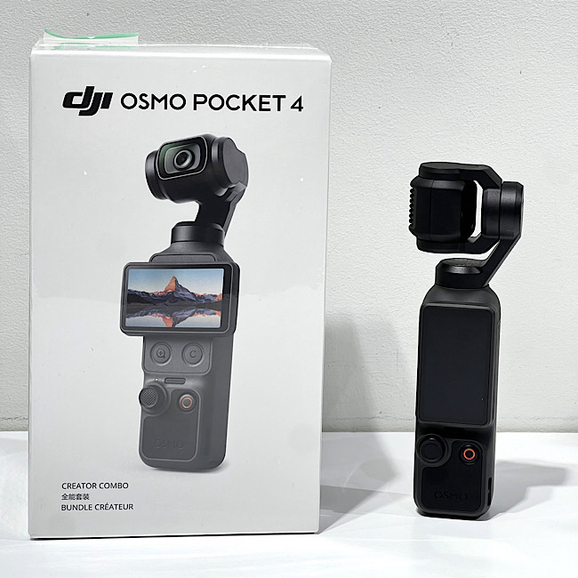DJI Osmo Pocket 4 新登場 ポケットサイズの本格カメラがさらに進化